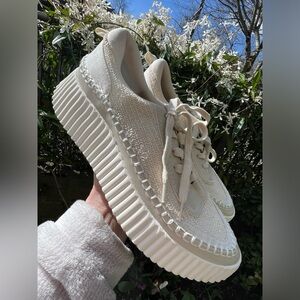 Dolce Vita Cream Platform Sneakers